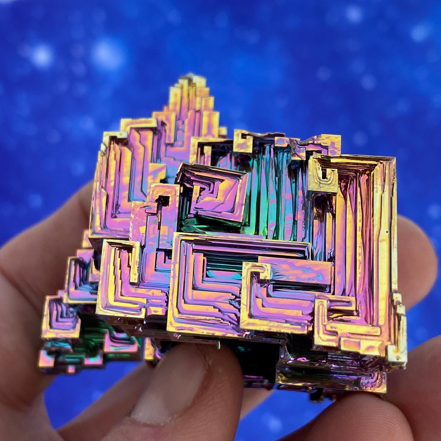 5.8 Ounce / 164 Gram Rainbow Bismuth Crystal - A38