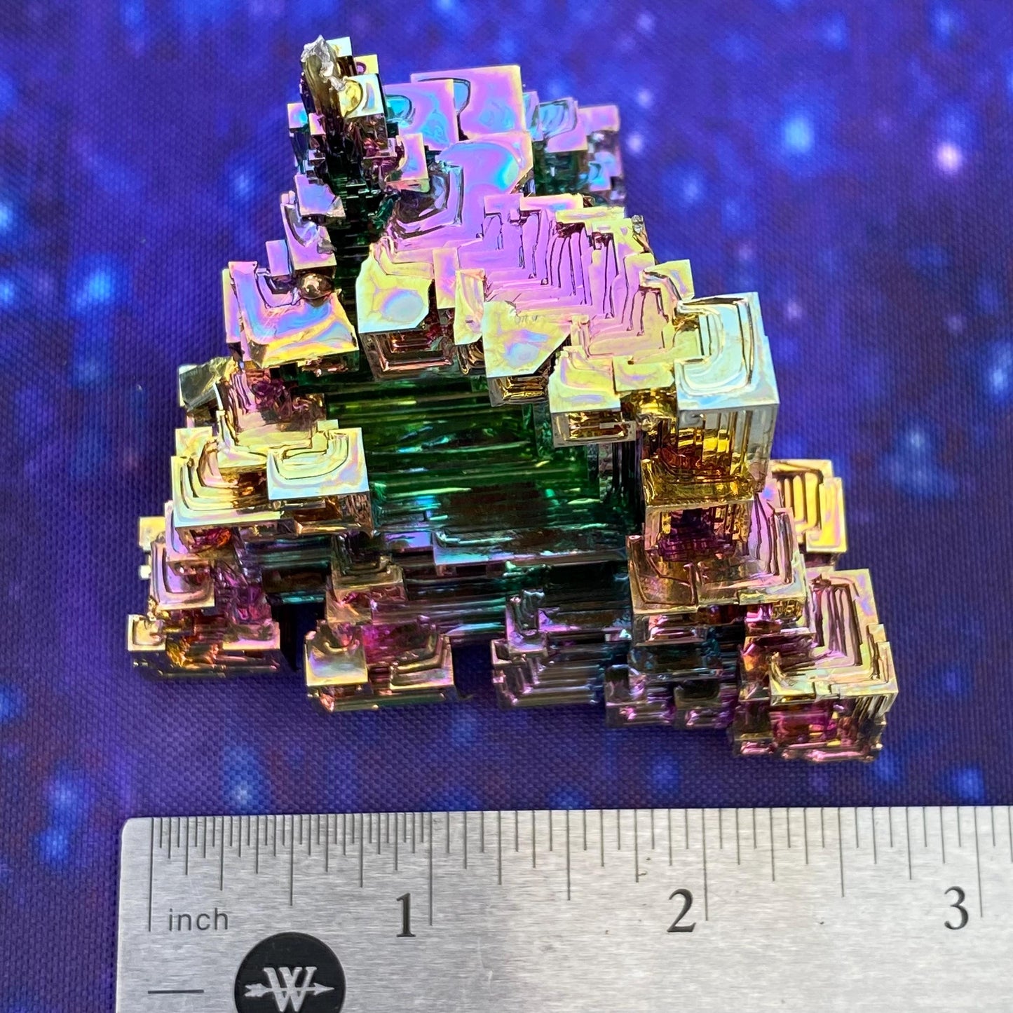 7.8 Ounce / 221 Gram Rainbow Bismuth Crystal - B48