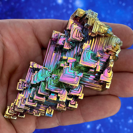 5.8 Ounce / 164 Gram Rainbow Bismuth Crystal - A39