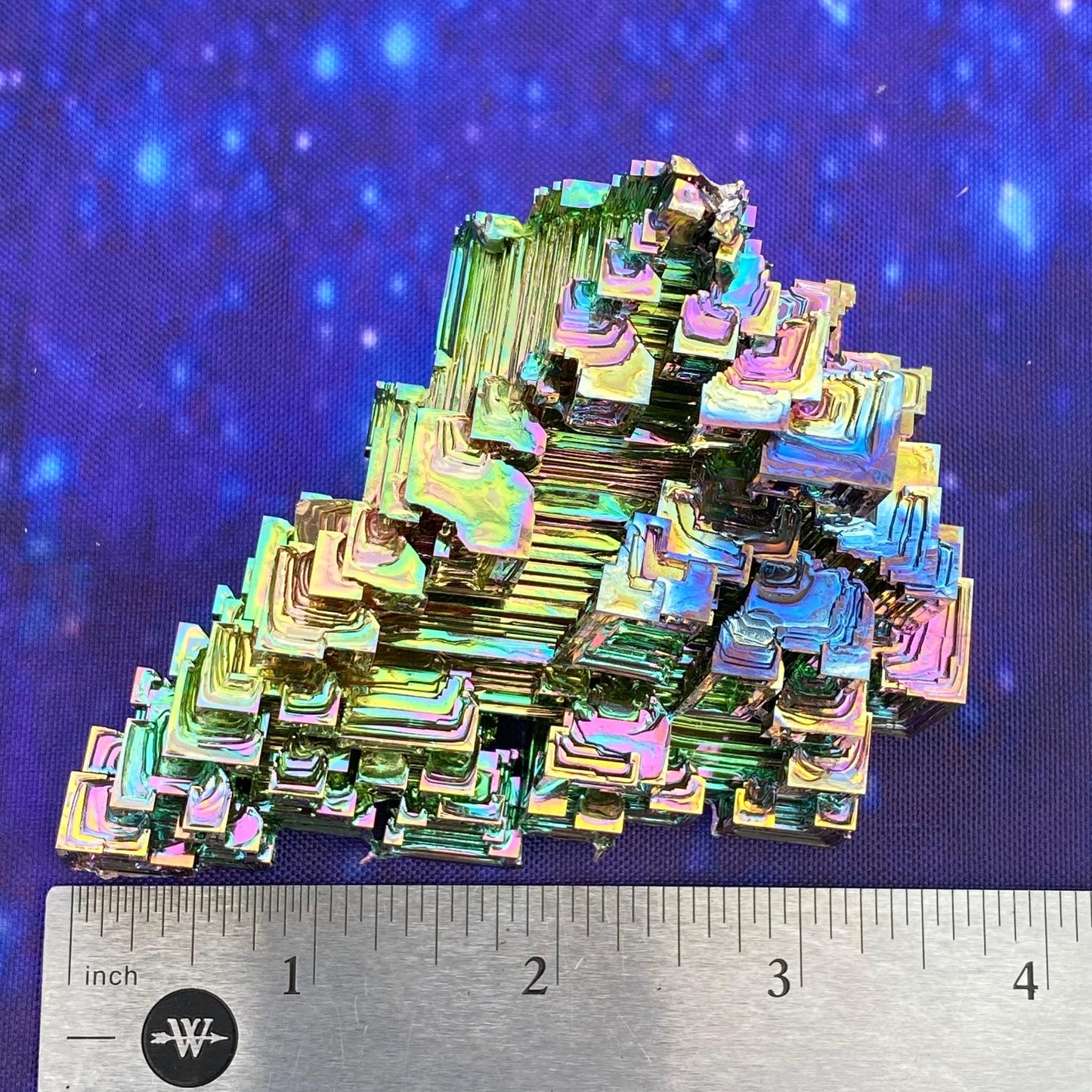 11.5 Ounce / 325 Gram Rainbow Bismuth Crystal - C41