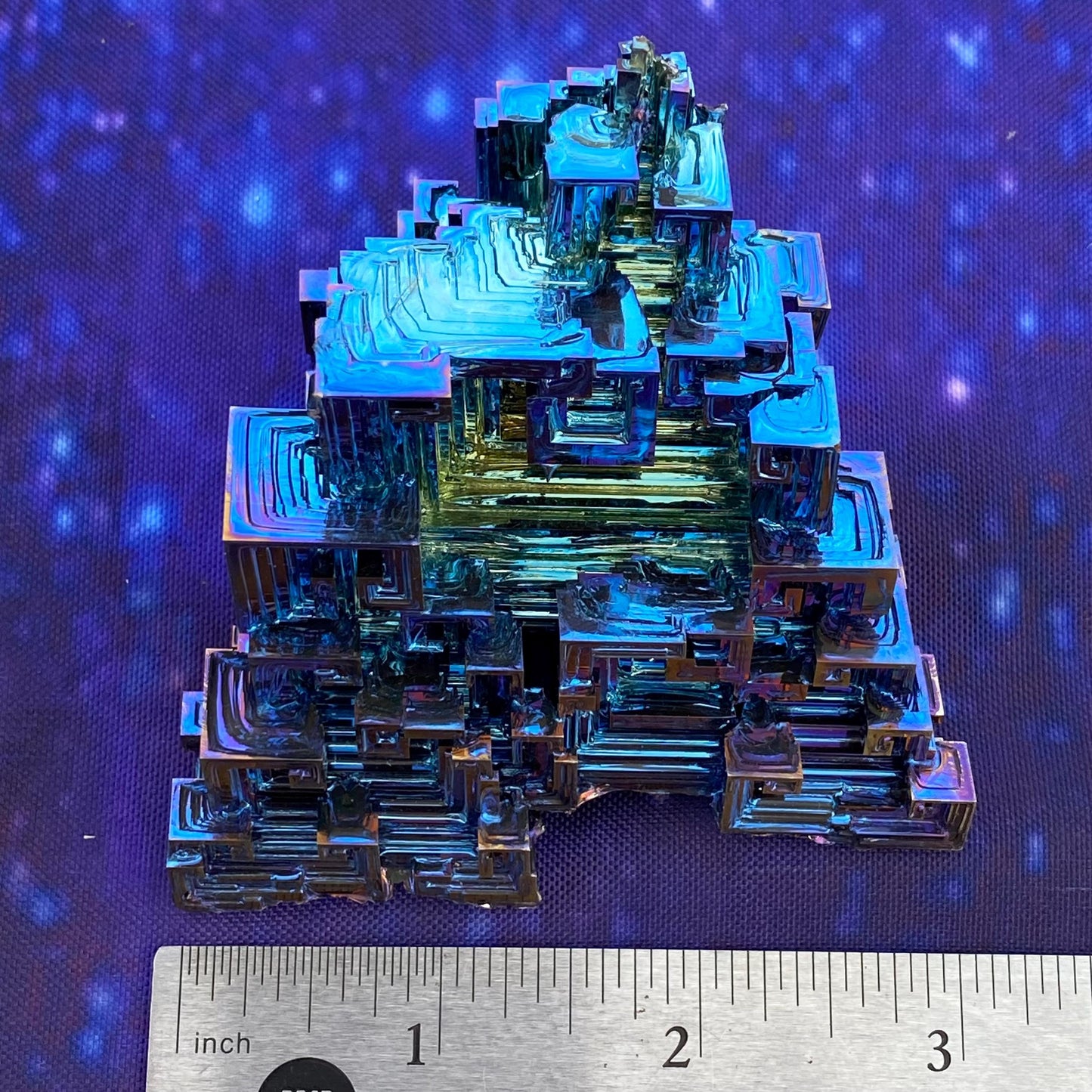 11.6 Ounce / 328 Gram Blue Bismuth Crystal - C40