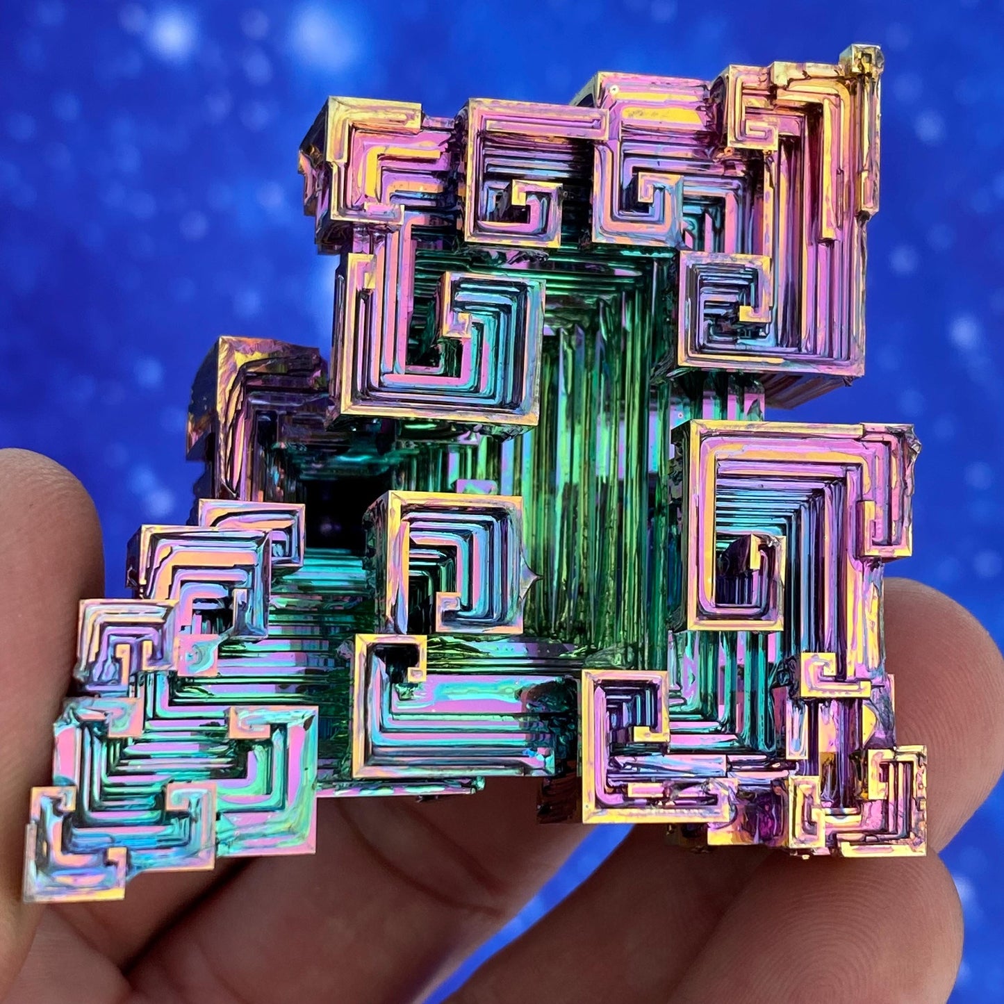 5.8 Ounce / 164 Gram Rainbow Bismuth Crystal - A38