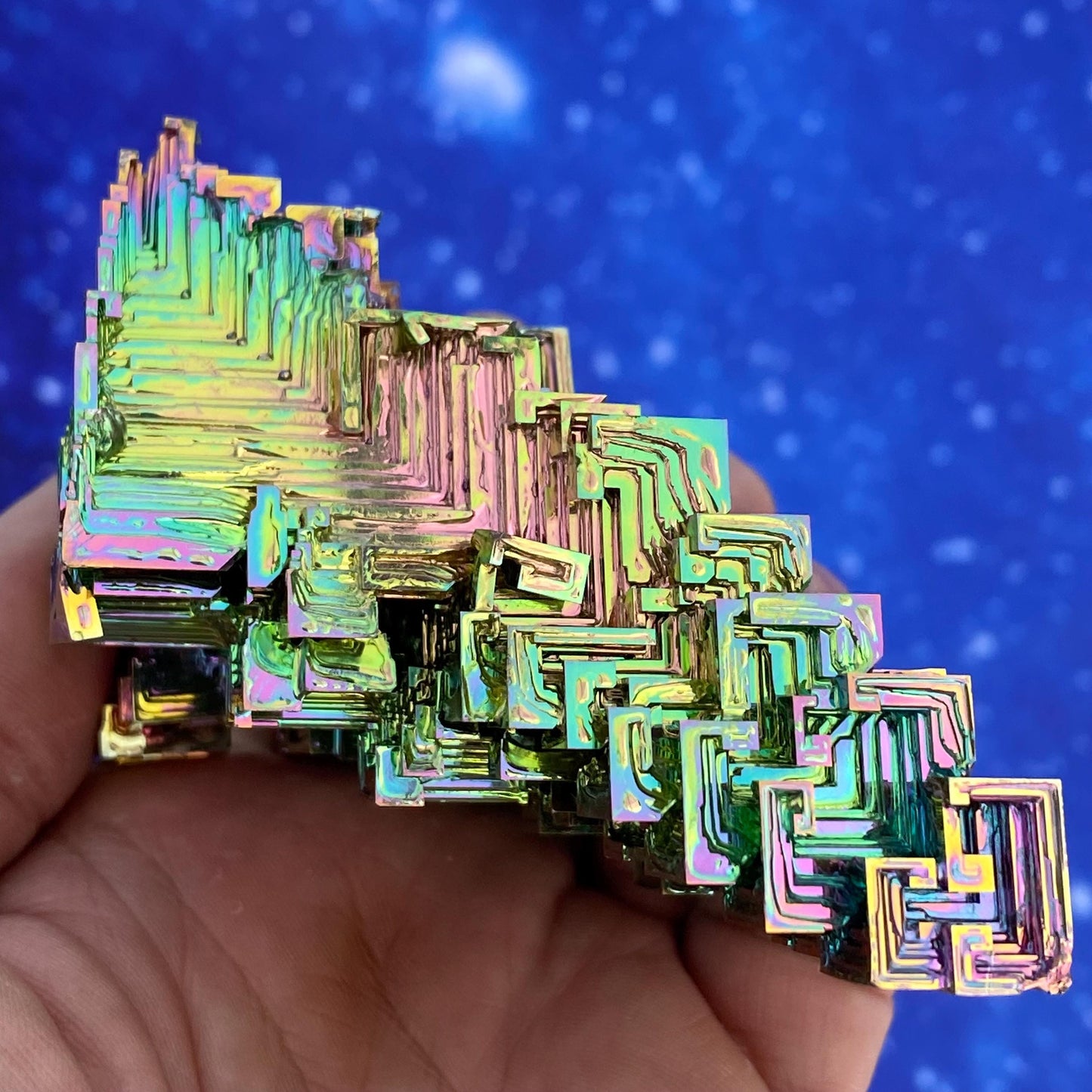 11.5 Ounce / 325 Gram Rainbow Bismuth Crystal - C41