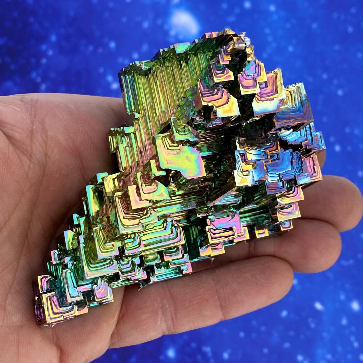 11.5 Ounce / 325 Gram Rainbow Bismuth Crystal - C41