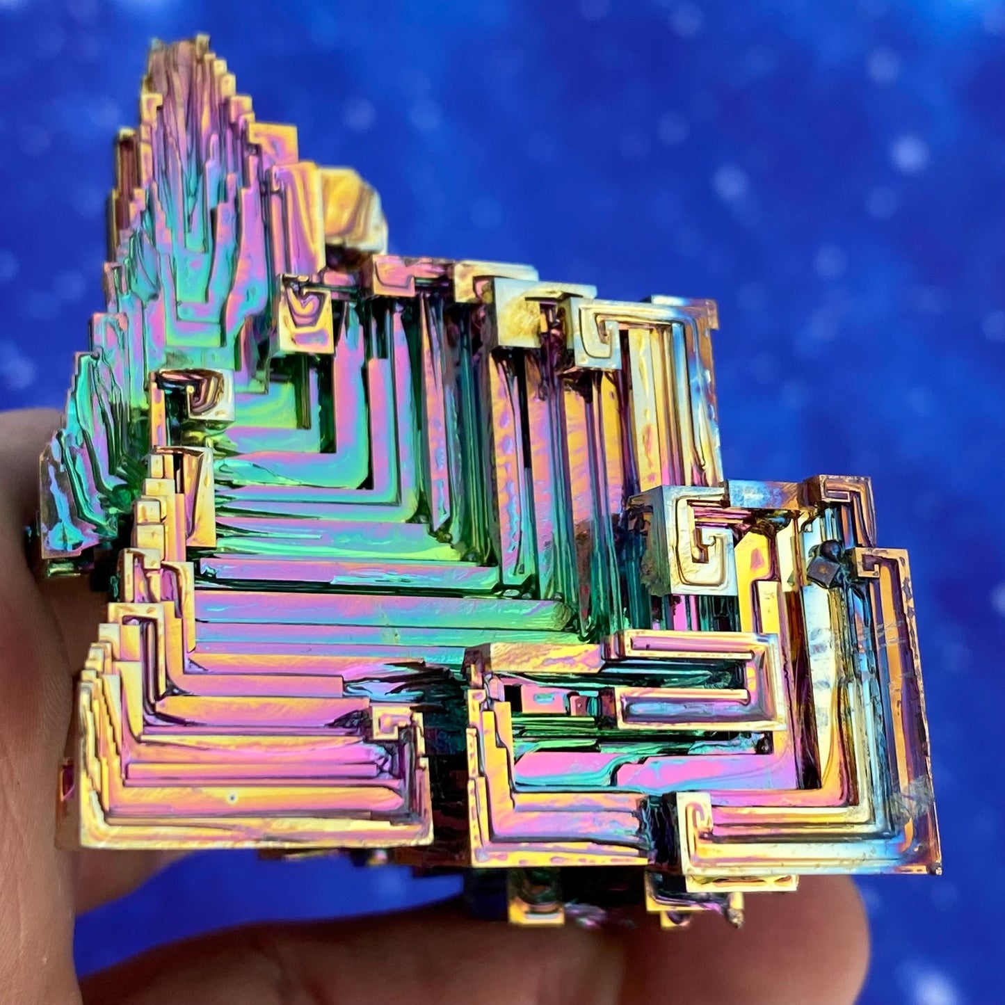 8.4 Ounce / 239 Gram Rainbow Bismuth Crystal - B49