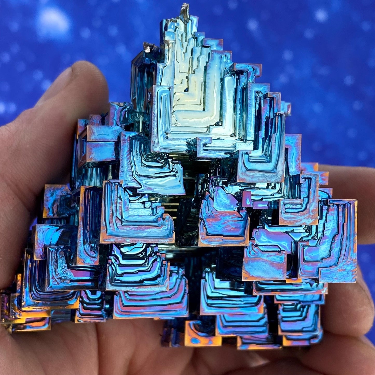 11.6 Ounce / 328 Gram Blue Bismuth Crystal - C40