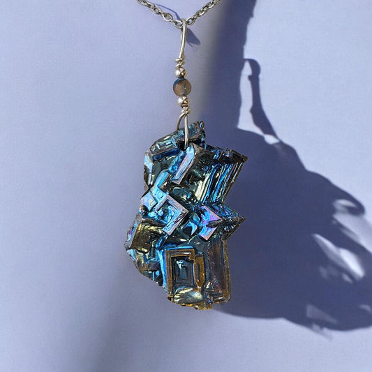 Sterling Bismuth Pendant