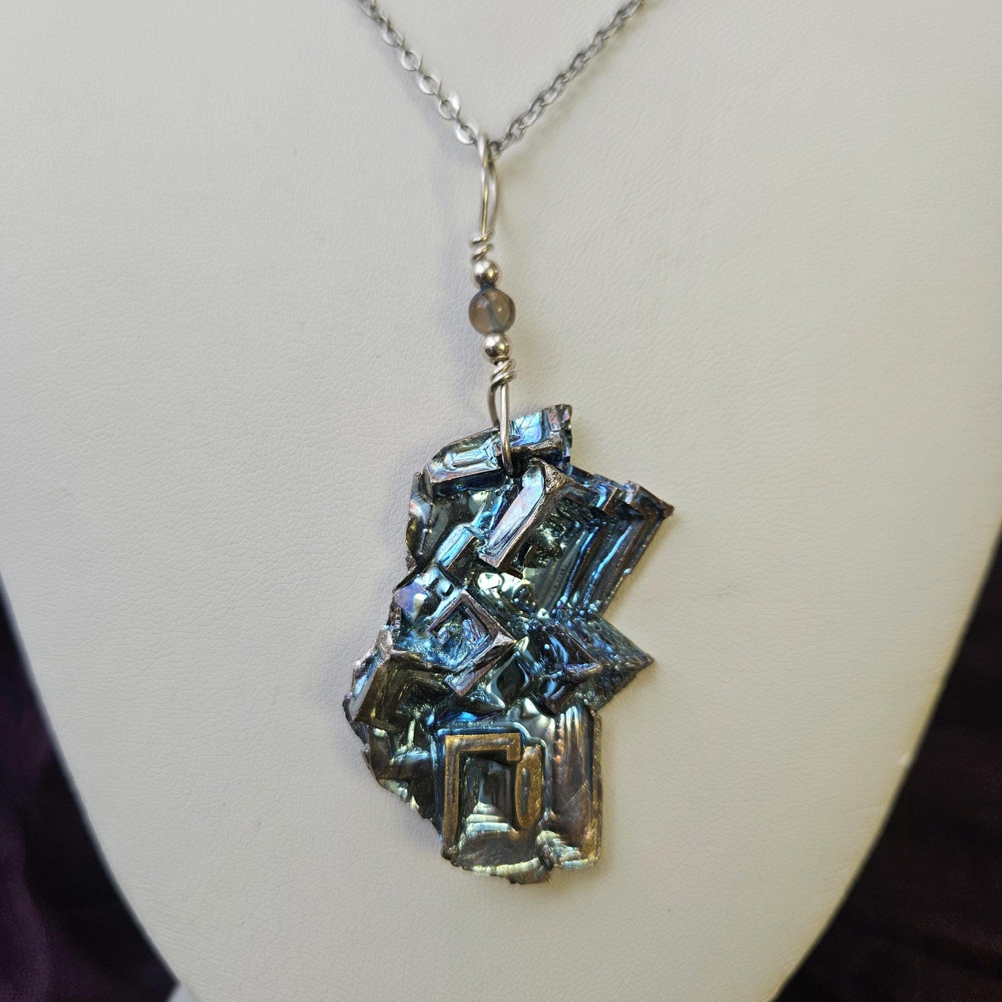 Sterling Bismuth Pendant