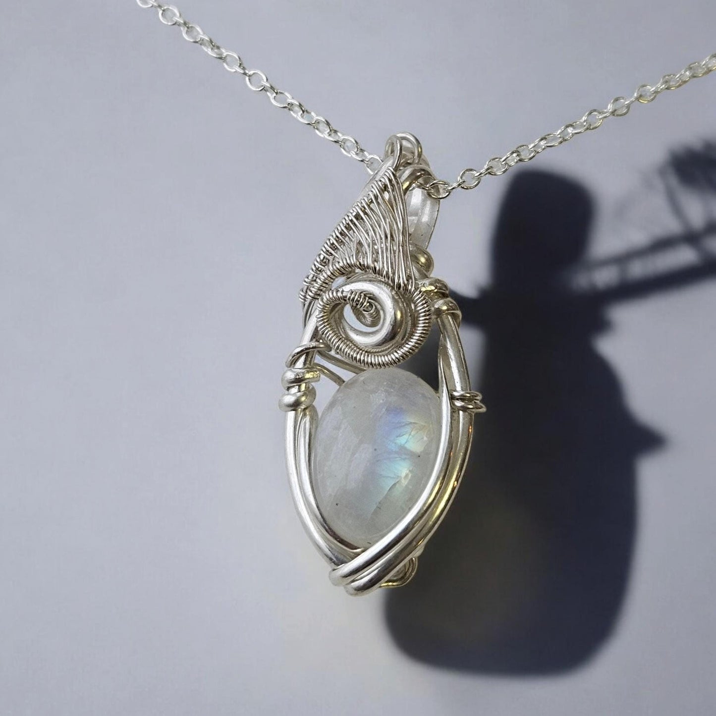 Sterling Moonstone Mini Pendant