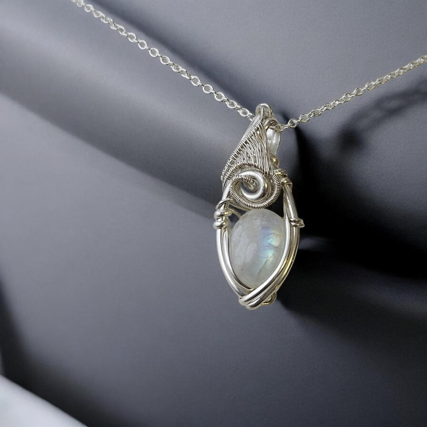 Sterling Moonstone Mini Pendant