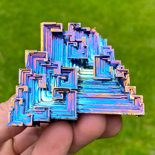 8.8 Ounce / 249 Gram Blue Bismuth Crystal - B52