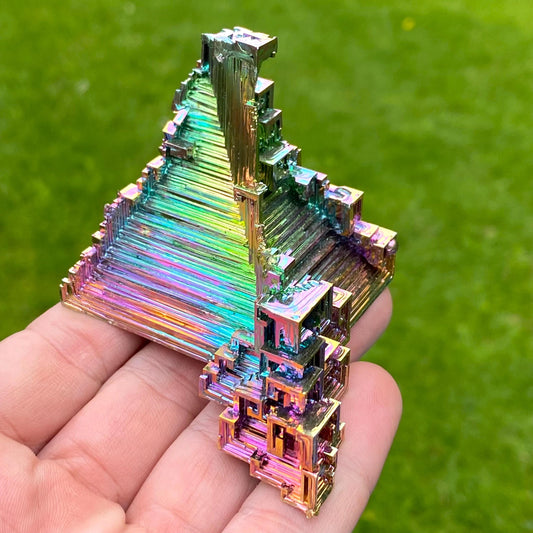 5.3 Ounce / 151 Gram Rainbow Bismuth Crystal - A45