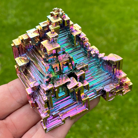 8.7 Ounce / 245 Gram Rainbow Bismuth Crystal - B57