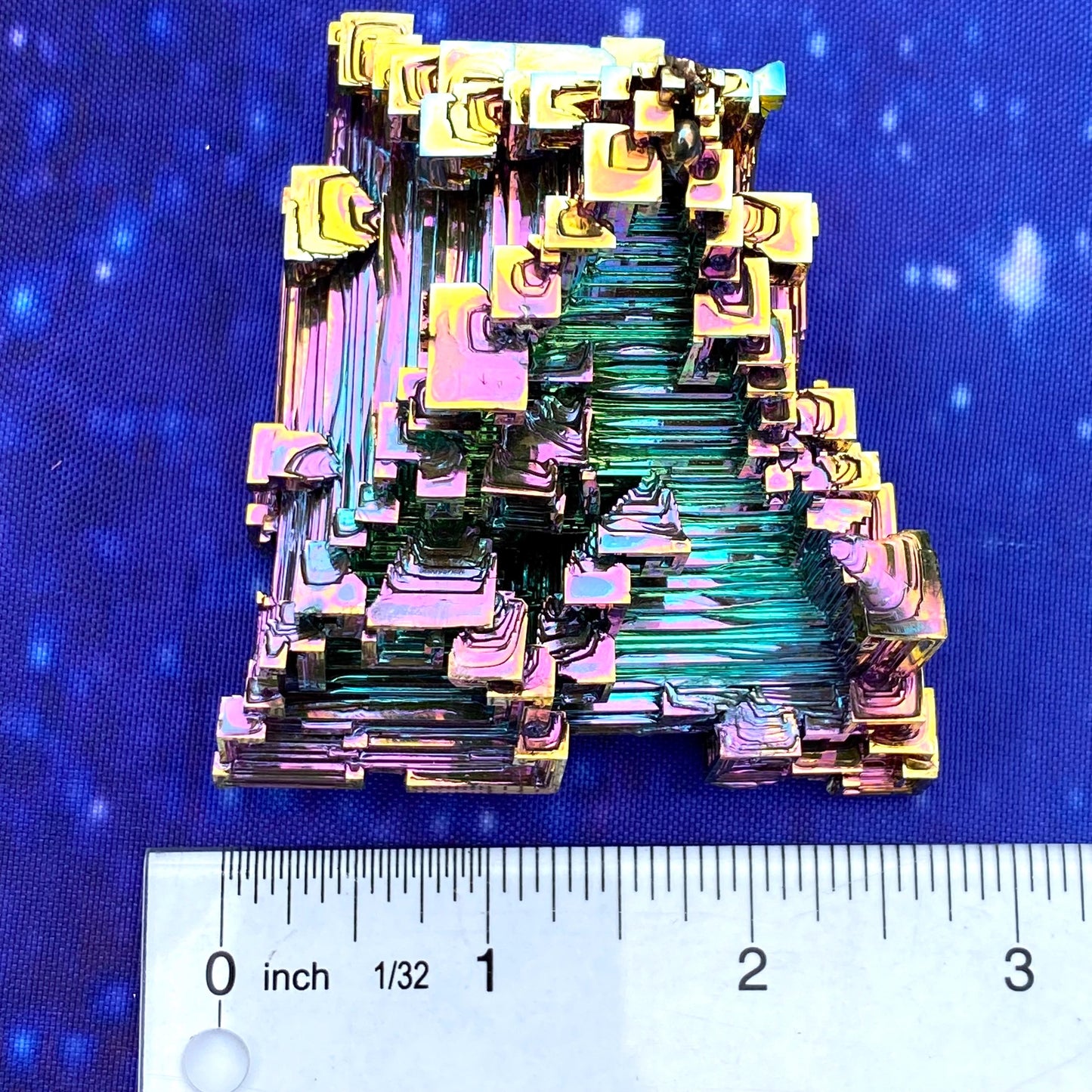 8.7 Ounce / 245 Gram Rainbow Bismuth Crystal - B57