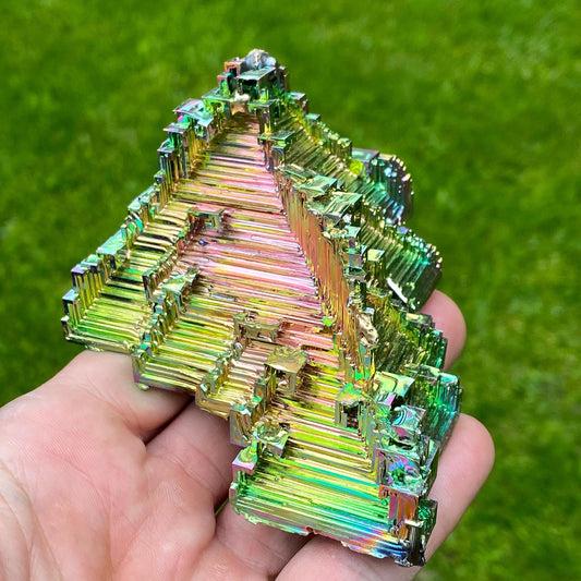 11.8 Ounce / 333 Gram Rainbow Bismuth Crystal - C48
