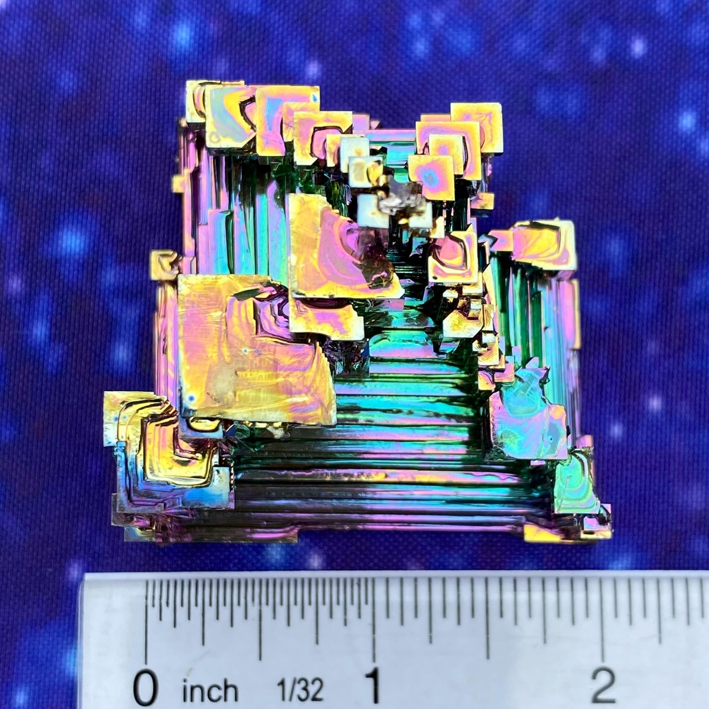 6.7 Ounce / 190 Gram Rainbow Bismuth Crystal - B63