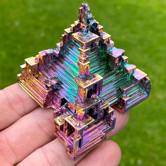 5.3 Ounce / 150 Gram Rainbow Bismuth Crystal - A48