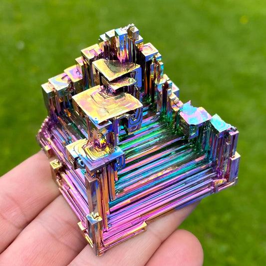 6.7 Ounce / 190 Gram Rainbow Bismuth Crystal - B63