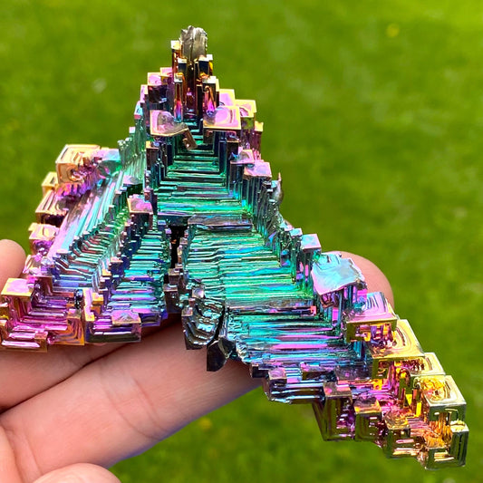 7.1 Ounce / 201 Gram Rainbow Bismuth Crystal - B64